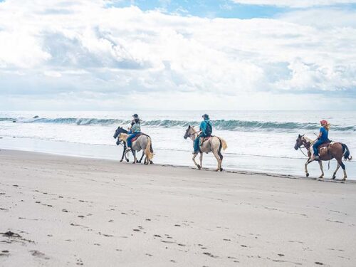 Horseback Riding on the Beach, Montezuma Costa Rica